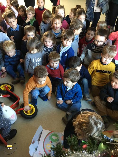 Le père Noël est passé à l’école